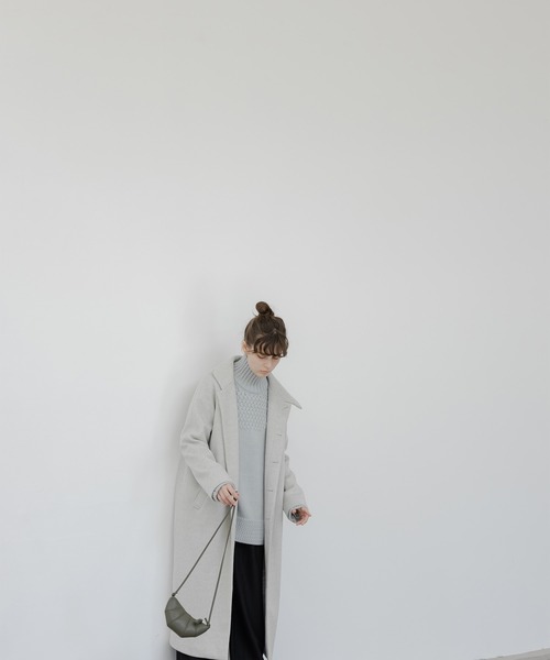 「EKCOOKIES」 チェスターコート S ベージュ レディース_画像4