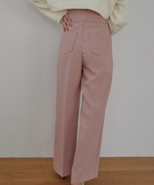 「ACYM」 スラックス MEDIUM ピンク レディース_画像6