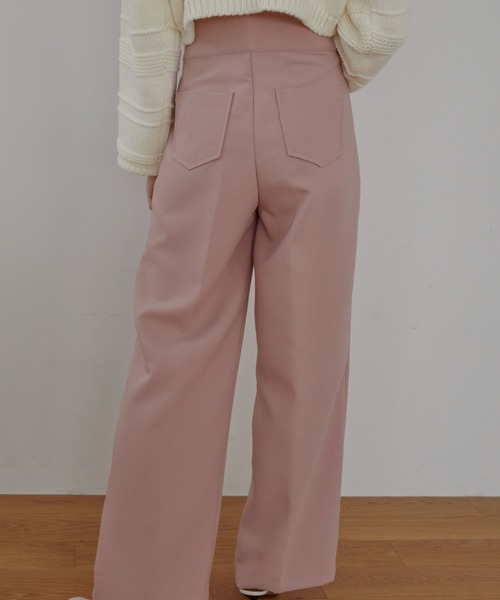 「ACYM」 スラックス MEDIUM ピンク レディース_画像7