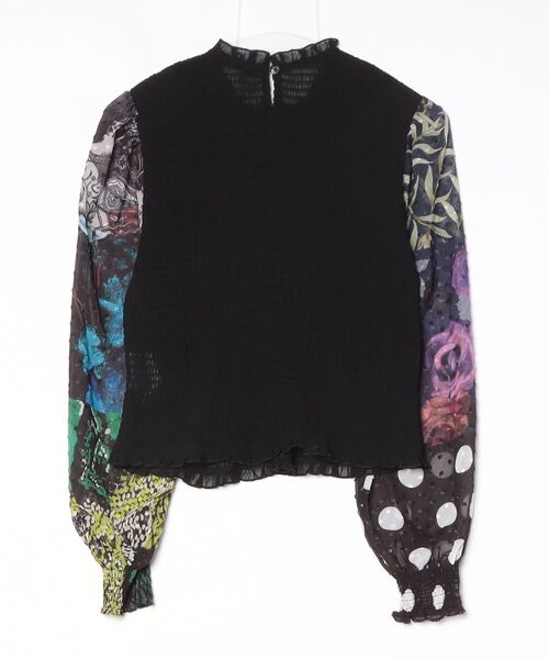 「Desigual」 長袖ブラウス M ブラック レディース_画像2