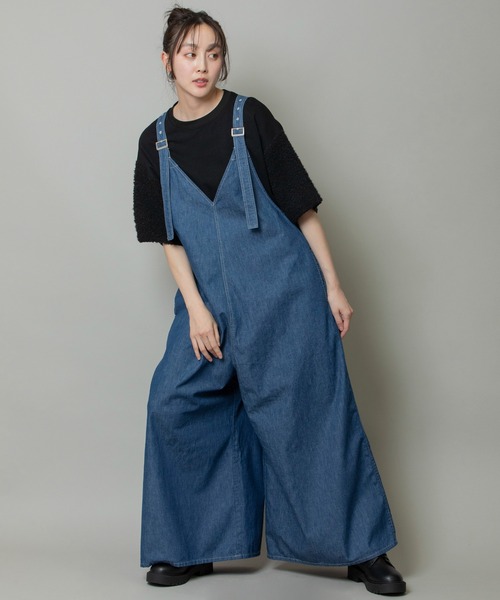 「Munich」 オールインワン S ブルー レディース_画像5