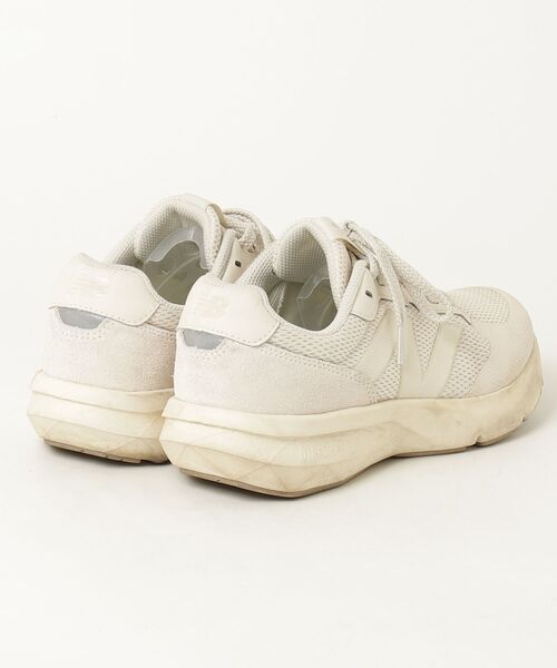 「New Balance」 ローカットスニーカー 24.0cm ベージュ レディース_画像2