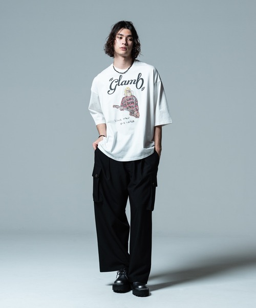 「glamb」 スラックス S ブラック メンズの画像