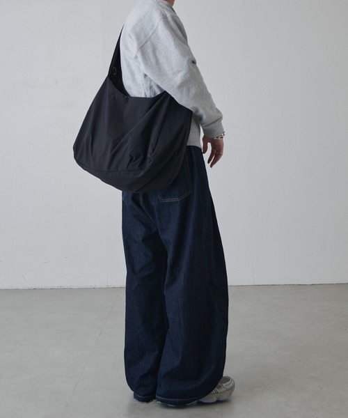 SLOW ショルダーバッグ 「SLOW」 span nylon-shoulder bag-L メンズ 