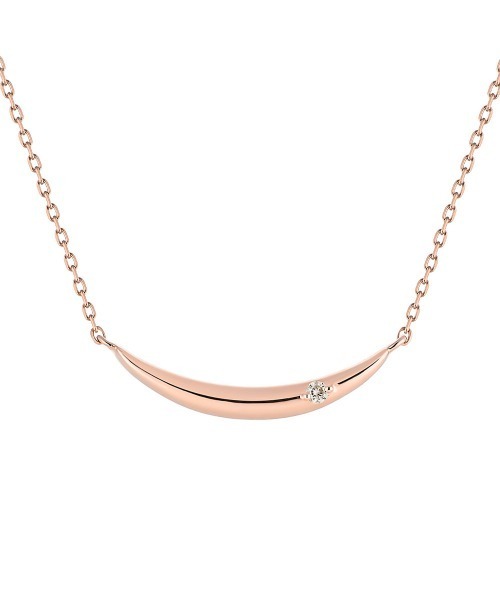 4℃ ダイヤモンド　ネックレス 4℃（ヨンドシー） ネックレス シルバー ダイヤモンド ライン