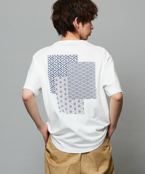 EDWIN（エドウィン） tシャツ プリントTシャツ インディゴ 半袖 メンズ