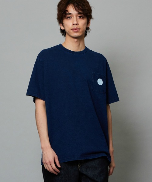 EDWIN（エドウィン） tシャツ プリントTシャツ インディゴ 半袖 メンズ