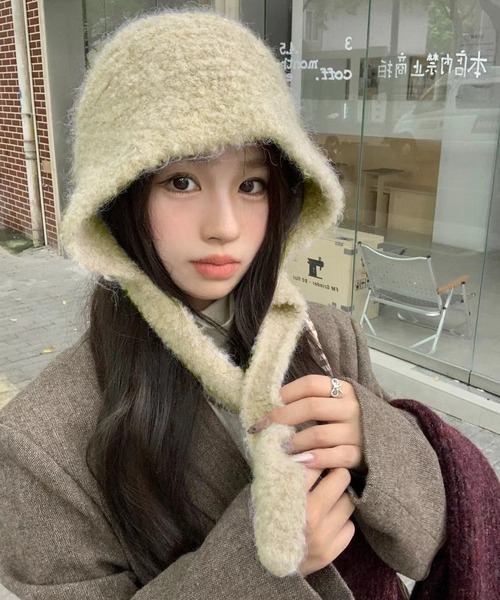 「HALEY PESCA」 ニットキャップ FREE グレー レディース_画像3