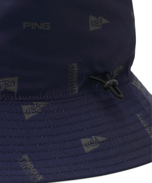 PING（ピン） キャップ 帽子 「PING APPAREL」USA FLAG総柄プリント