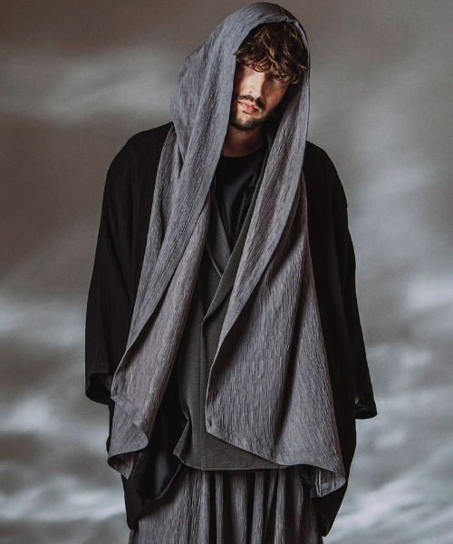 アルバムディファミリア HOODED CARDIGAN カーディガン 羽織 JOURNAL
