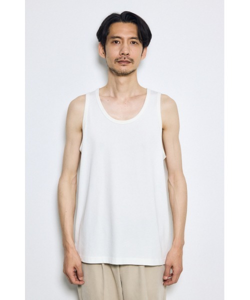 AZUL BY MOUSSY（アズールバイマウジー） タンクトップ 引き揃え天竺