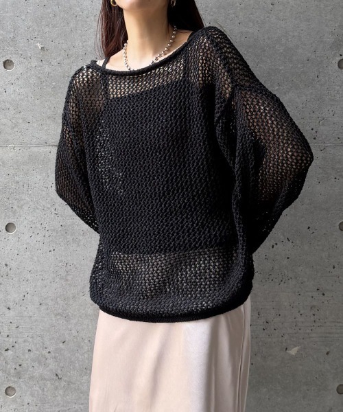 CIEL'AIR（シエルエアー） ニット セーター 「SET ITEM」MESH KNIT SET