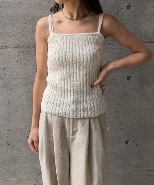 CIEL'AIR（シエルエアー） ニット セーター 「SET ITEM」MESH KNIT SET