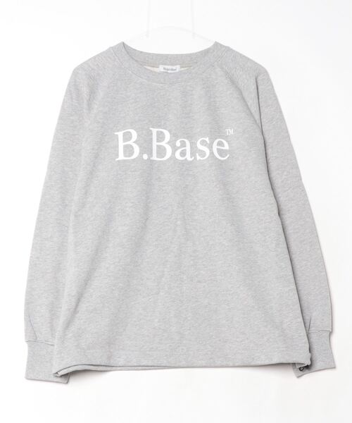 「BROKEN BASE」 スウェットカットソー LARGE スミクロ メンズ_画像3