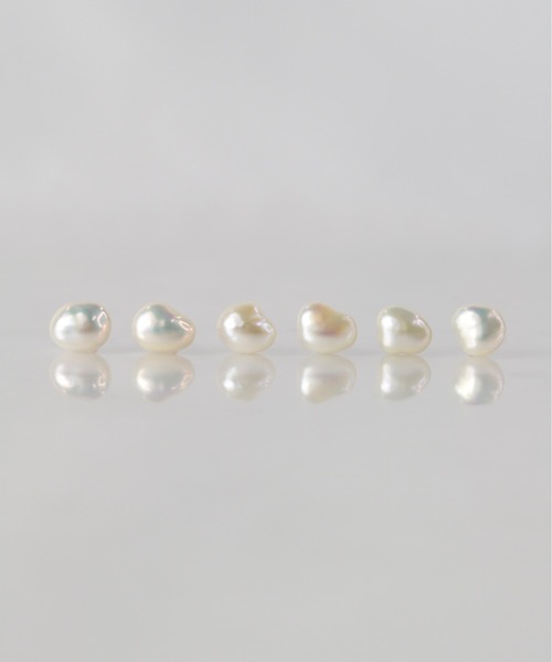 「anq.」 ピアス(両耳用) ONE SIZE ホワイト レディース_画像4
