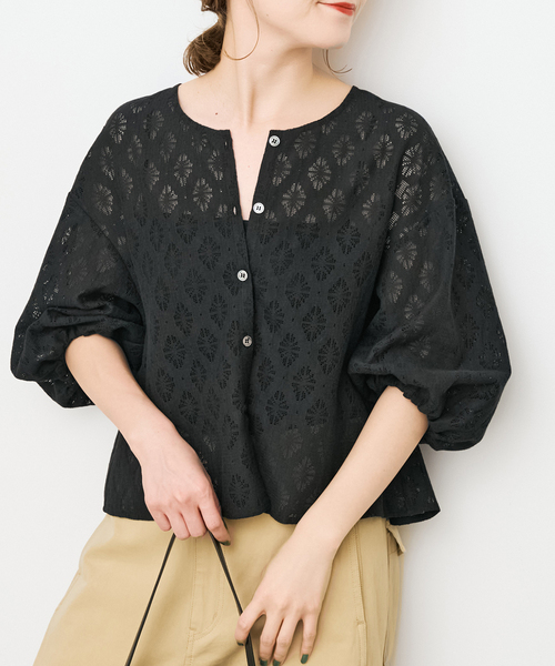 Spick and Span ブラウス スピック＆スパン Spick & Span 《追加予約》フリルカラーブラウス