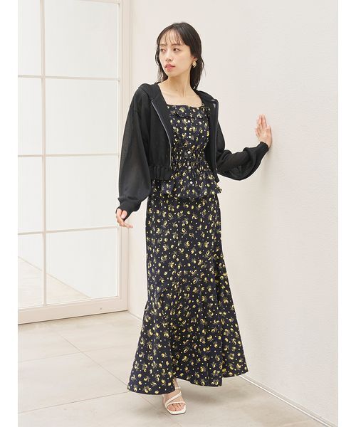 一回着用　Sustainableフルーツプリントシャーリングブラウス SNIDEL（スナイデル） ブラウス シャツ Sustainableフルーツプリント