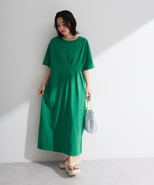 半袖ワンピース Green Parks（グリーンパークス） ワンピース 半袖 「適ON」「遮熱・UV
