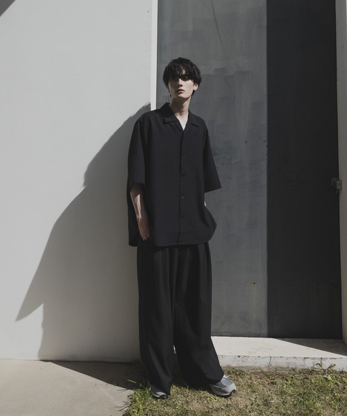 「remer」 半袖シャツ SMALL ブラック メンズ_画像5