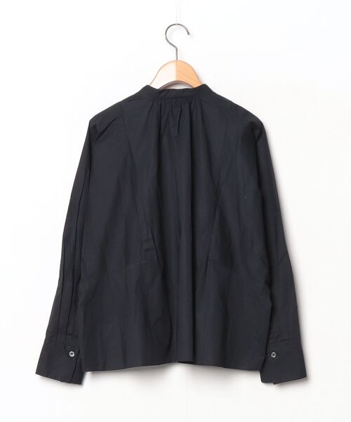 「UNFILO」 長袖ブラウス MEDIUM ネイビー レディース_画像2