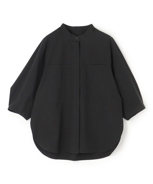 「UNFILO」 長袖ブラウス MEDIUM ネイビー レディース_画像8