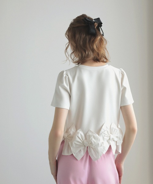 MERAKI リボンフリルトップス レディース : ZOZOTOWN Yahoo!店 - 通販 