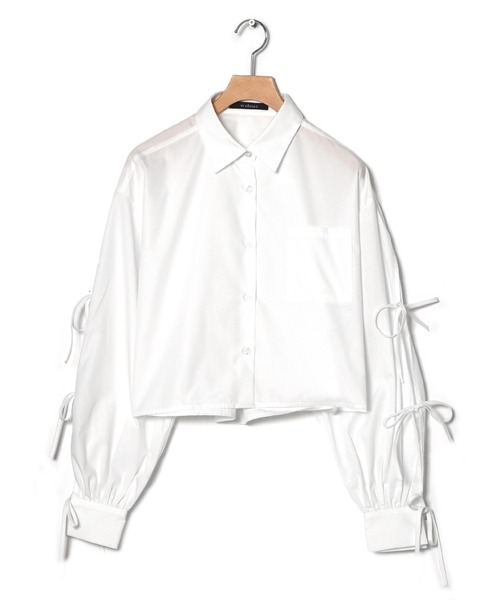 「w closet」 長袖シャツ FREE オフホワイト レディース_画像3