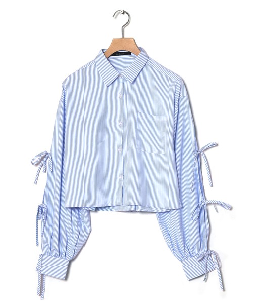 「w closet」 長袖シャツ FREE オフホワイト レディース_画像5