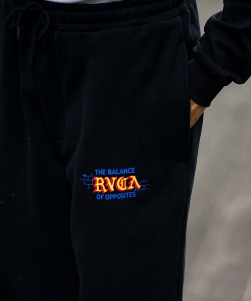 「RVCA」 スウェットパンツ LARGE ブラック メンズ_画像2