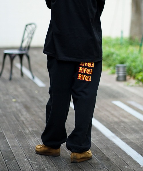 「RVCA」 スウェットパンツ LARGE ブラック メンズ_画像6