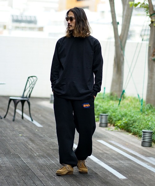 「RVCA」 スウェットパンツ LARGE ブラック メンズ_画像8