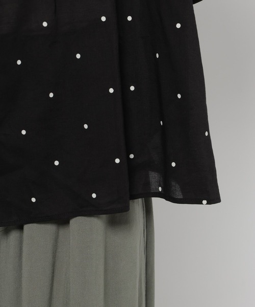 niko and…（ニコアンド） ブラウス シャツ フレンチフリルブラウス