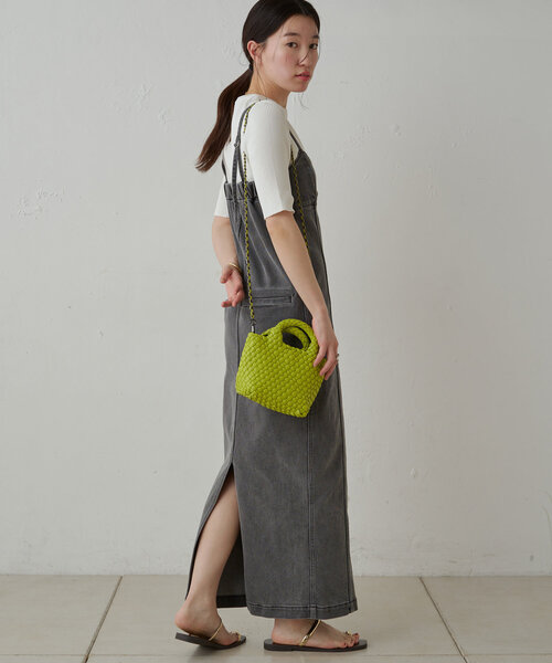 「LOUNGEDRESS」 7分袖ニット FREE ブラウン レディース_画像5
