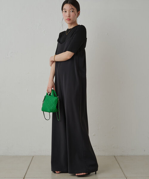 「LOUNGEDRESS」 7分袖ニット FREE ブラウン レディース_画像10