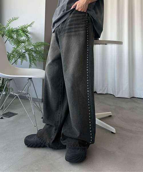 sedacle」 サルエルデニムパンツ MEDIUM インディゴブルー メンズ