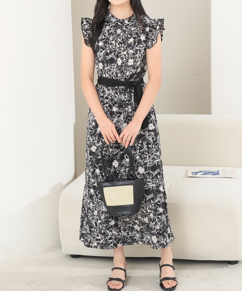 「Lace Ladies」 半袖ワンピース FREE ベージュ レディース_画像2
