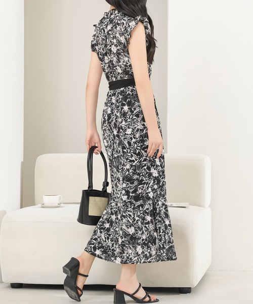 「Lace Ladies」 半袖ワンピース FREE ベージュ レディース_画像4