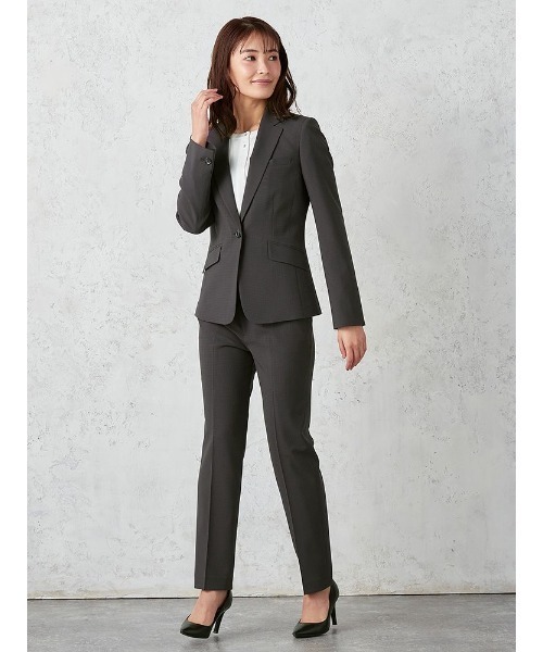 「Perfect Suit FActory」 テーラードジャケット 5号 ネイビー レディース_画像5