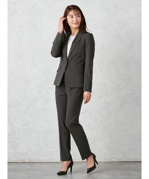「Perfect Suit FActory」 テーラードジャケット 5号 ネイビー レディース_画像6