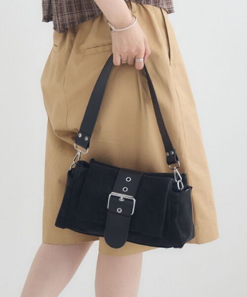 「RETRO GIRL」 ショルダーバッグ ONE SIZE ブラック レディース_画像6