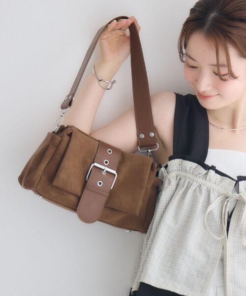「RETRO GIRL」 ショルダーバッグ ONE SIZE ブラック レディース_画像8