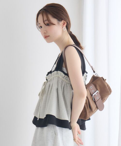 「RETRO GIRL」 ショルダーバッグ ONE SIZE ブラック レディース_画像9