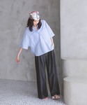 ワイドパンツ ジーンズ デニム デニムパンツ ...の詳細画像1