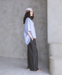 ワイドパンツ ジーンズ デニム デニムパンツ ...の詳細画像2