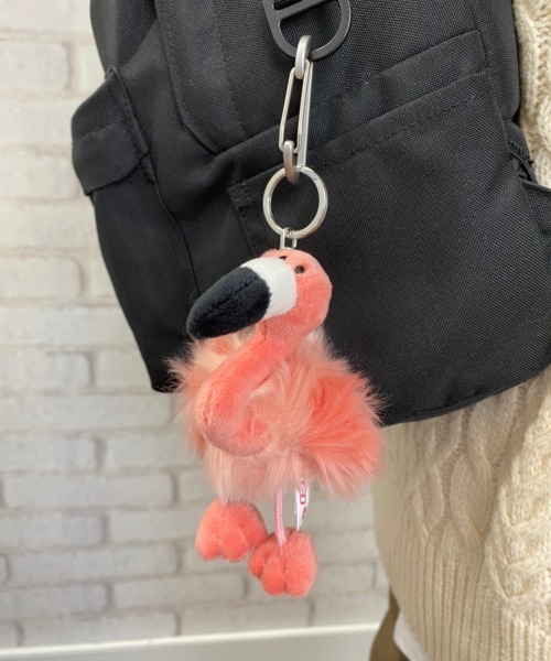 nici（ニキ） キーホルダー NICI/BB フラミンゴ キーリング 10cm