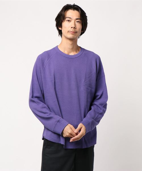 FRUIT OF THE LOOM セーター ニット LOOM 針抜きサーマルニット メンズ  