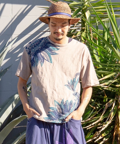 無料長期保証 Tシャツ Tシャツ チャイハネ リゾートトライバルメンズtシャツ