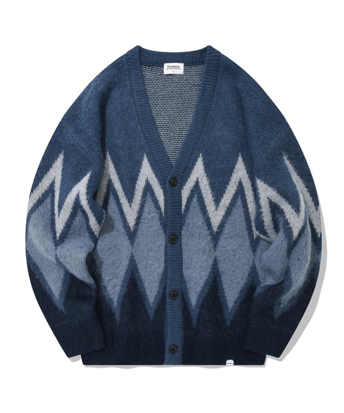 COVERNAT（カバーナット） カーディガン 「COVERNAT」ARGYLE MOHAIR 
