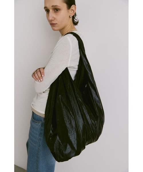 【JUNE】ラウンドトートバッグLサイズ　ヌビキルト　ダークグレー ROOTOTE トート バッグ イブル キルティング ヌビバッグ