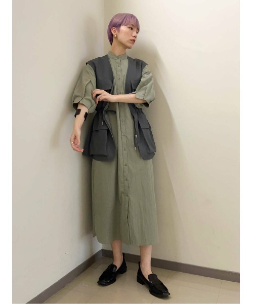 ワンピース Leeuw - 2way decorte one piece LAATO ワンピース DOBLE SLEEVE ONE PIECE : ZOZOTOWN Yahoo!店